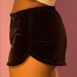 John Galt Velvet Shorts